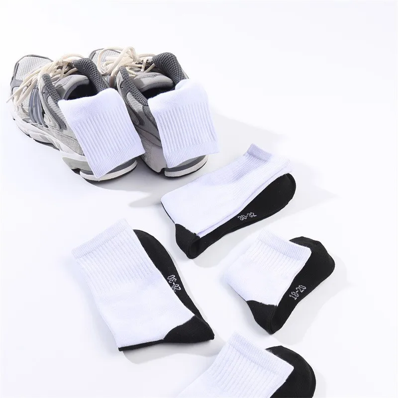 10 Paar weiße Sublimationssocken, Socken für Sublimation, Farbsublimationssocken, mehrere Größen für Teenager und Erwachsene