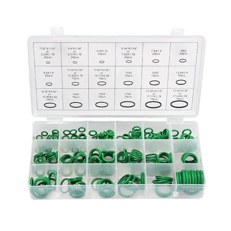 O-Ring Assortment Kit Set Nitrile Rubber High Pressure O-Rings Sealing Kit for Plumbing Automotive and Faucet Repair O-Rings