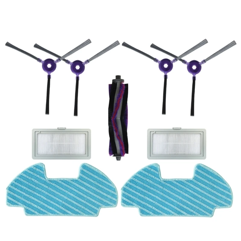 Aspirateur vadrouille tampons rouleaux brosse balayage Robot brosse latérale Robot aspirateur accessoires ABS Texture pour