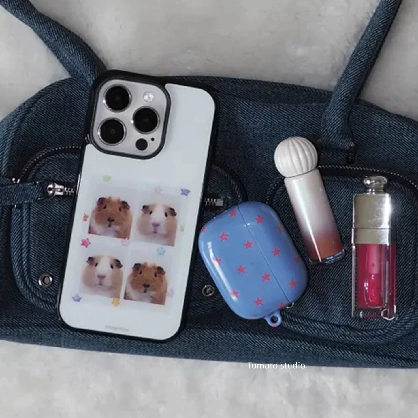Phone Cases Kawaii - غطاء هاتف كوري لطيف بتصميم رأس