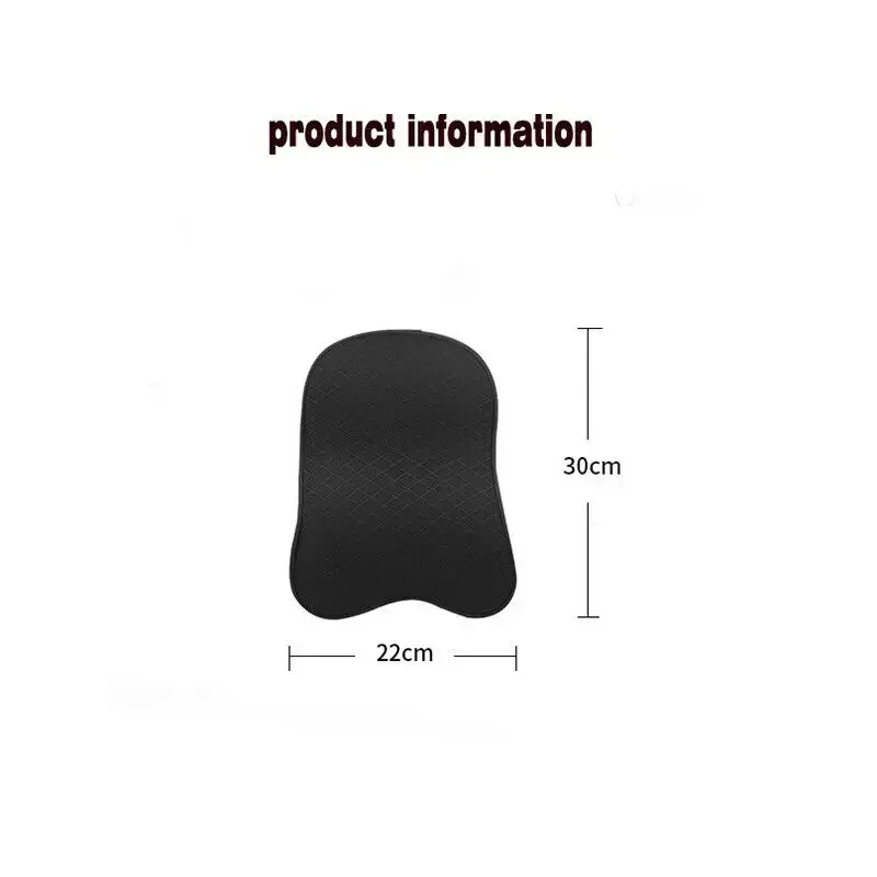 1X Car Seat Headrest Pad Memory Foam Pillow Head Neck Rest Support Cushion Black Car Seat Headrest Pad Memory Foam Pillow Head N