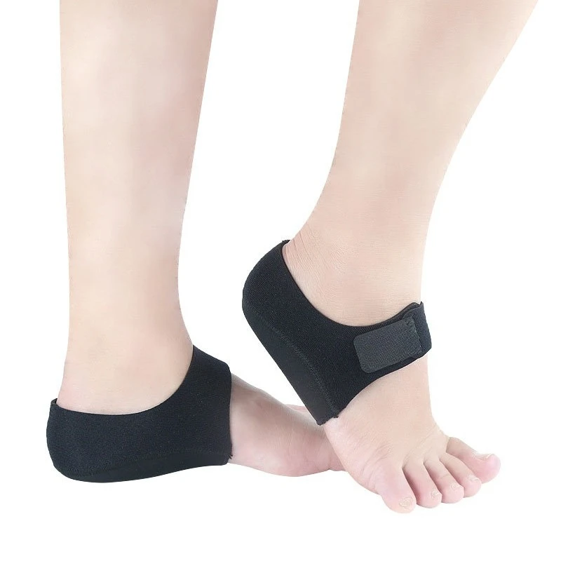 Premium Gel Heel Protector Sock Anti-Wear Shockproof Cushion Inserts for Plantar Fasciitis Heel Pain