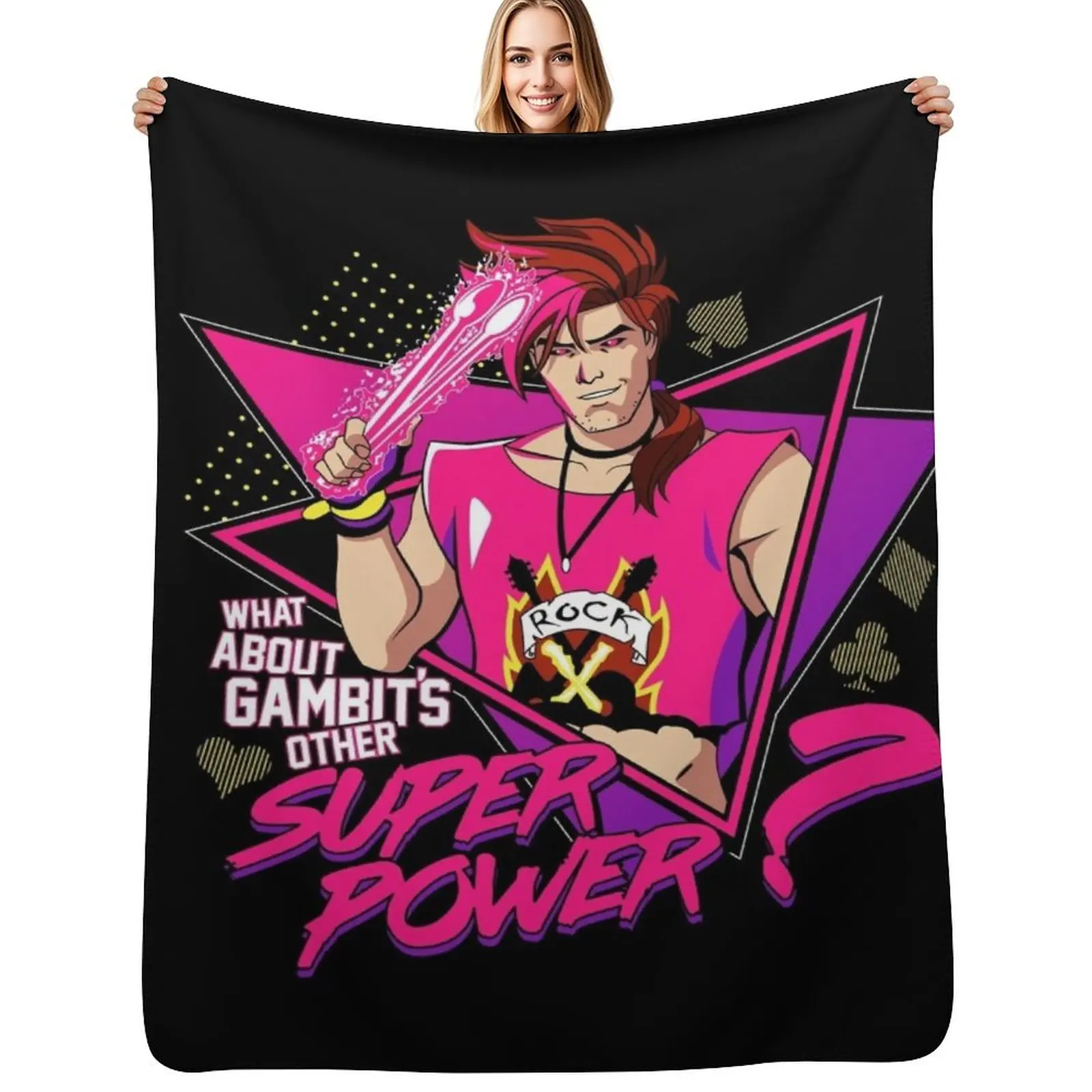 

Crop Top Mutation Throw Blanket Air Conditioner Soft Blanket for Office Home