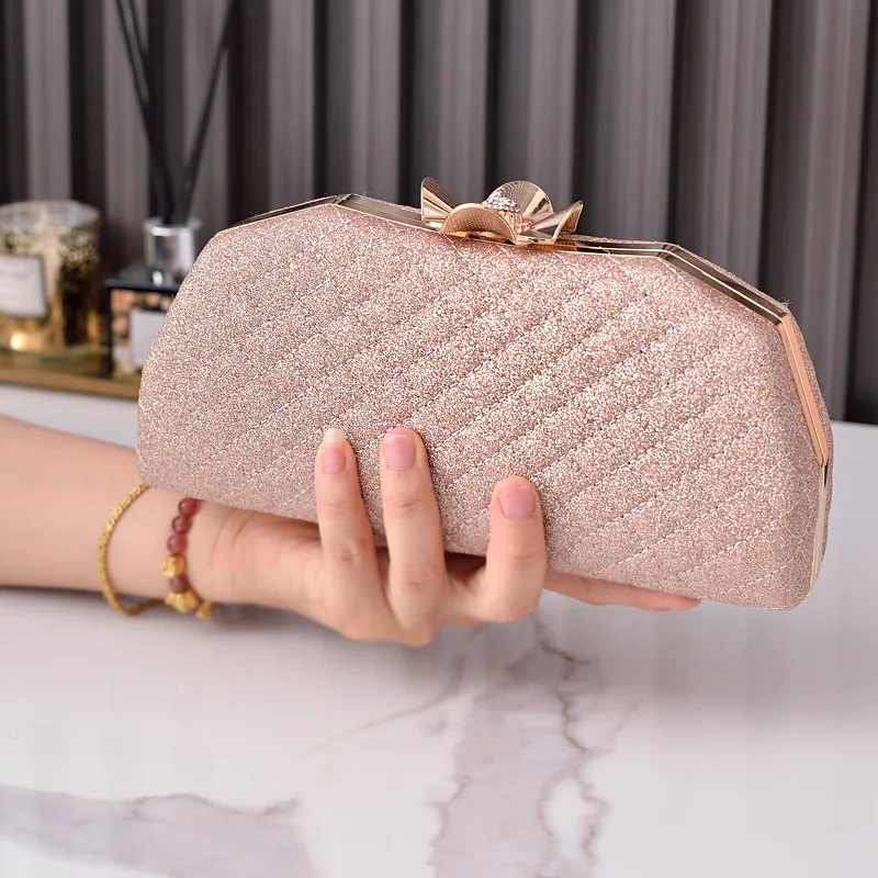 

Evening Bags Bridal Crystal Handbags Purses Metal Women Rhinestones Clutch Purse Luxury Designer Clutches Glitter Shoulder Bags