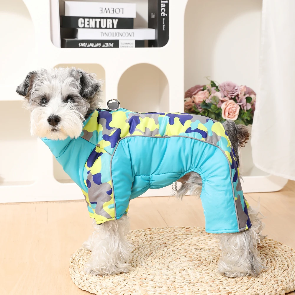 Wasserdichter Hundeanzug, Winterkleidung für Haustiere, warme, reflektierende Wolljacke für kleine und mittelgroße Hunde, Mops- und Chihuahua-Kostüm. – Detail 13