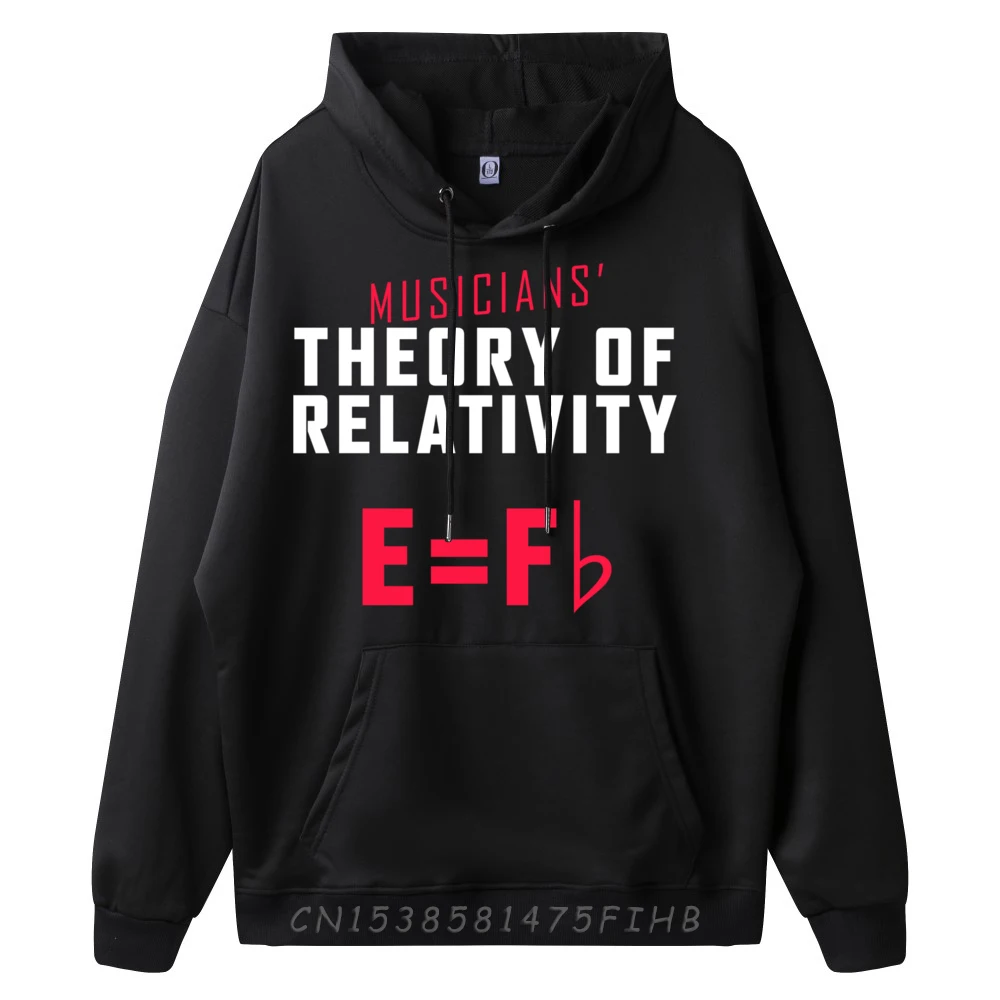 Musicians Theory Of Relativity Musician Graphic Pullover Hoodies Men Oversized Gifts For Men Eu Size