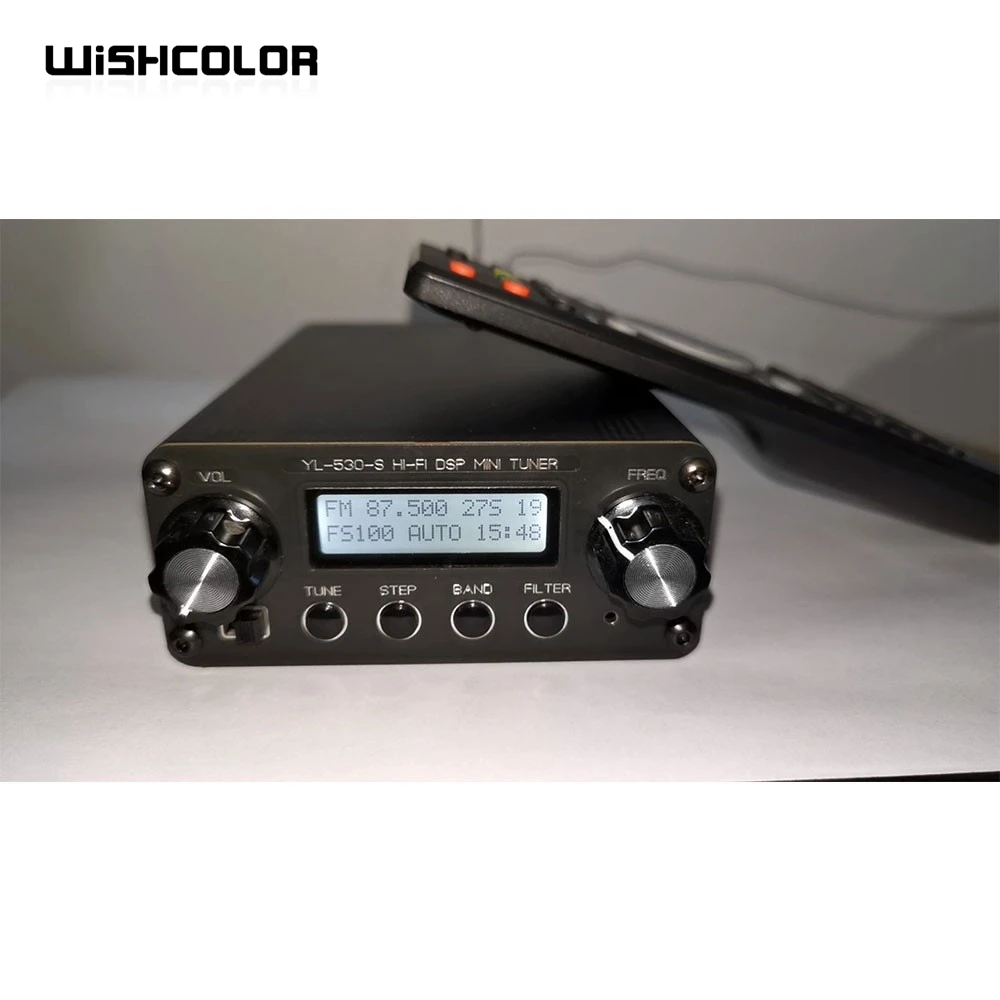 

Wishcolor YL-530S New Full Band HiFi Mini DSP Digital Tuner Type-C Charging DIY DSP Radio Tuner Support for LW MW SW FM
