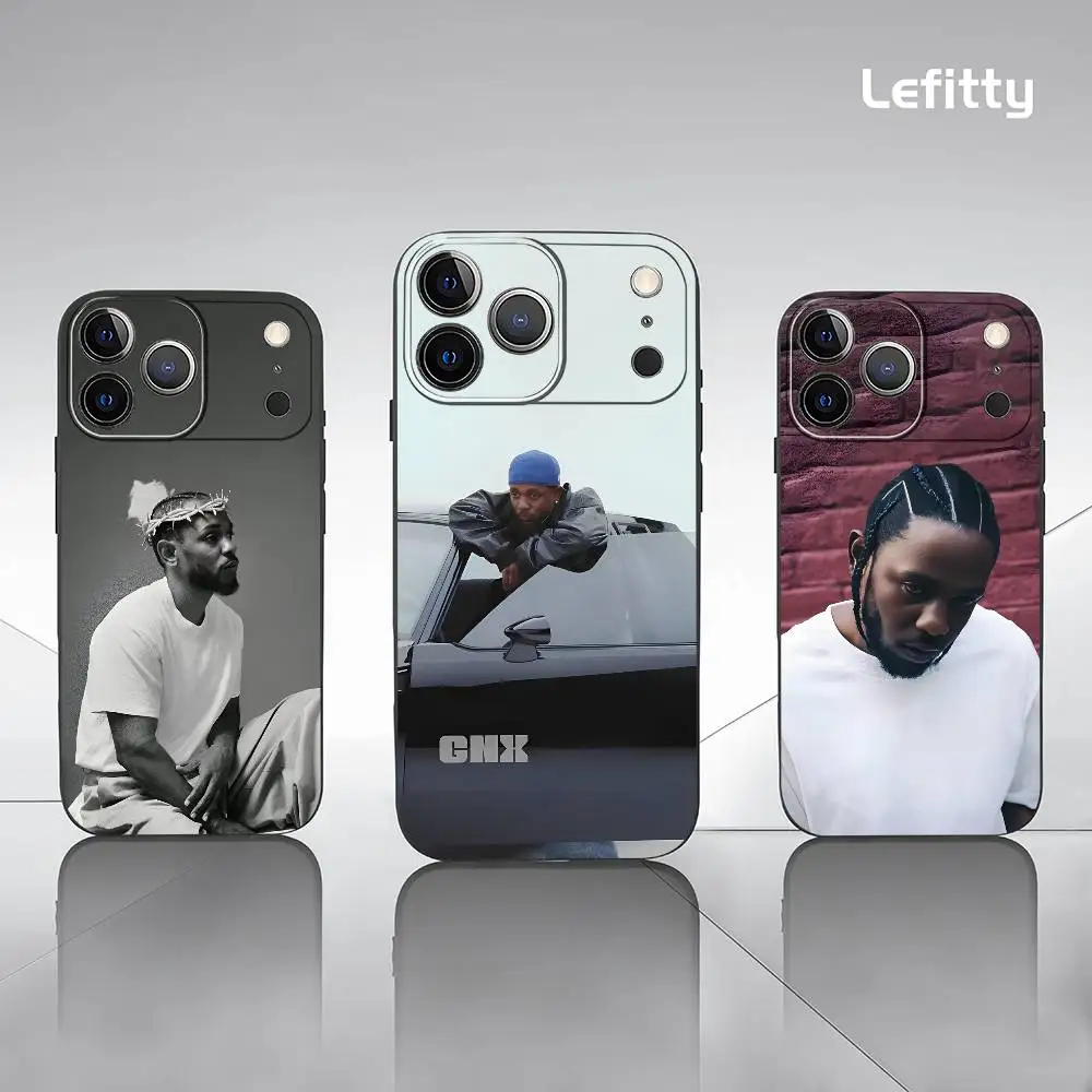 

Singer K-Kendrick Lamar GNX Phone Case For iPhone 17 16 15 14 13 Pro Max Plus Mini Black Frosted Soft Shell Funda