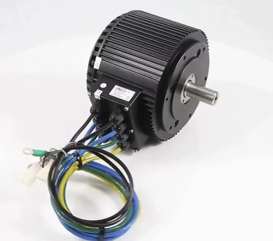 Motor Elétrico de Alta Potência 48V 72V 10KW 4500rpm Refrigerado a Água para Scooter Elétrica e Máquina de Perfuração