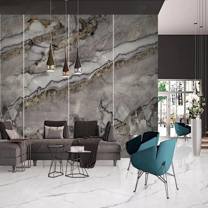 

Custom Any Size Wallpaper Modern Luxury Home Decoration 3D Marble Mural Waterproof Canvas Living Room TV Background Wall Decor