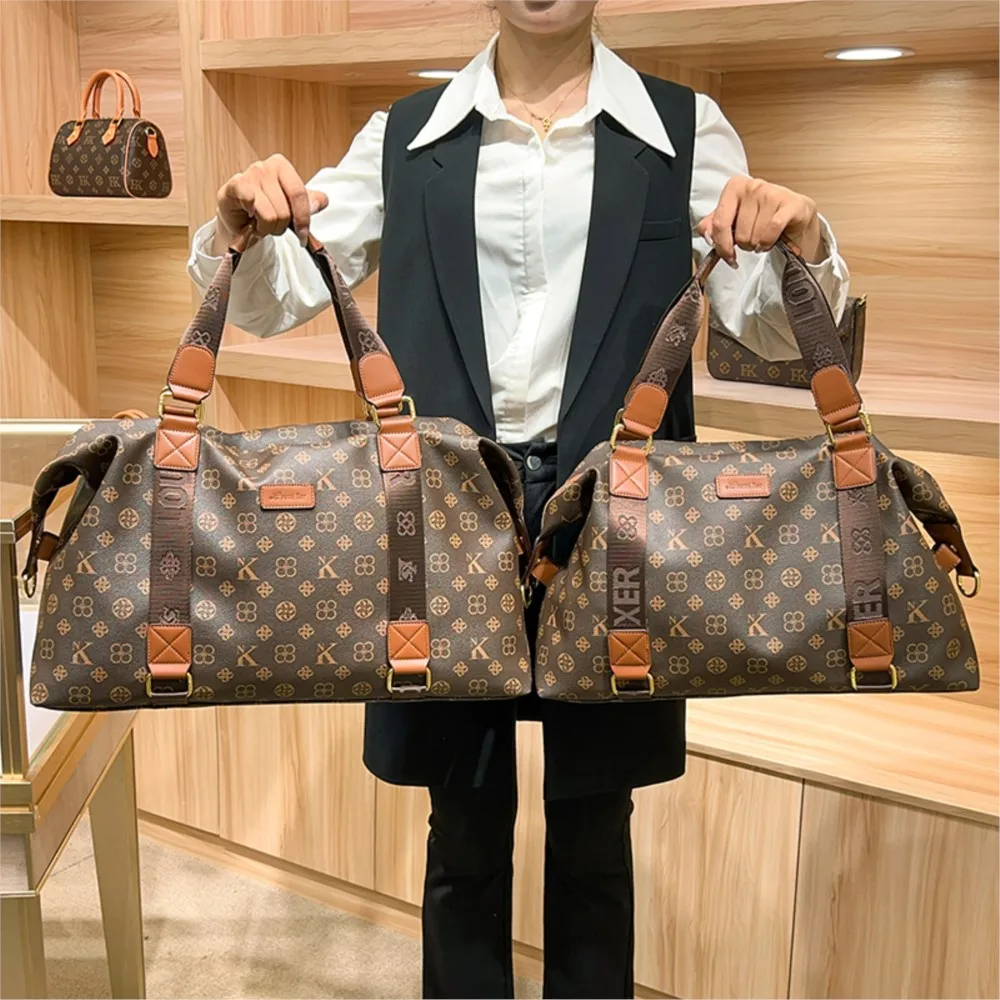 حقيبة سفر نسائية محمولة باليد، حقيبة أمتعة سفر الأعمال ذات سعة كبيرة، حقيبة كروس، موديل خريف 2025 الجديد