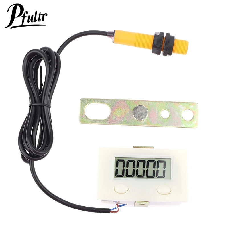 Electronic Digital ZX-5A/D Display Counter Industrial Magnetic Sensor Switch Punch Counter Automatic Induction Counter Meter