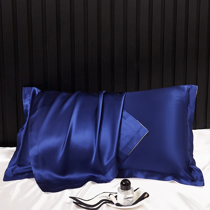 

Luxury Grade 6A Silk Pillow Case Natural Mulberry Silk Pillowcase Solid Color Envelope Pillow Cover 48x74 Pillowcover