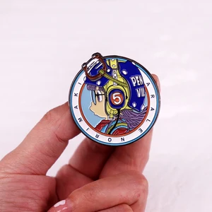 Arales Norimaki, Anime Emaye Pin, Broş pin, Rozet, sevimli bebek kız için, Mücevher çantası, Kahraman, Fan Hediye 8 en çok satan, o sırt çantası-no. 2