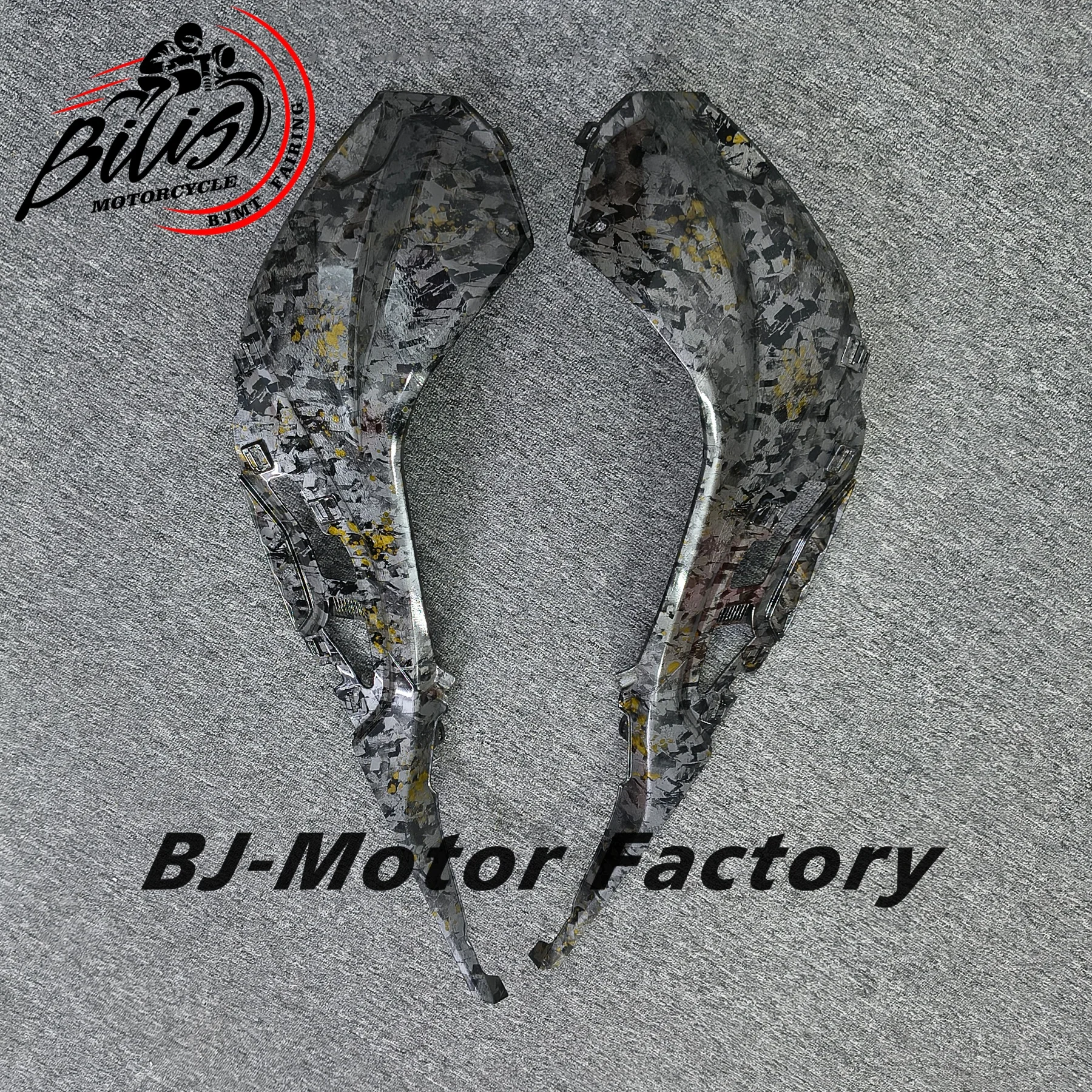 

For BMW S1000RR 2023 2024 2025 Fender Frame Cover Fuel Tank Side Panel Fairing Kit Carbon Painted look Motorcycle Accessories