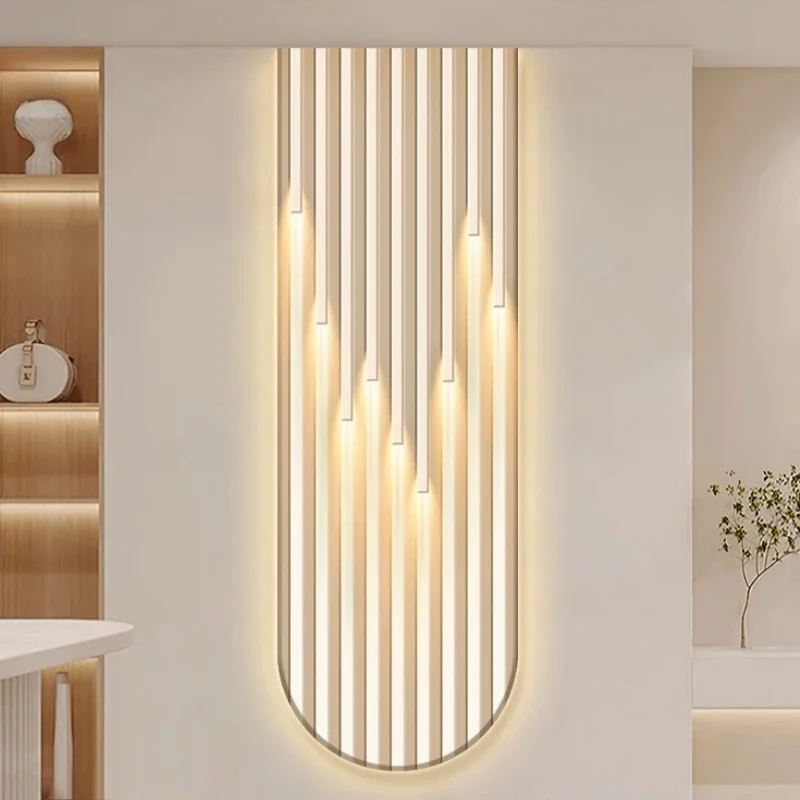 Lampada da parete moderna a LED per soggiorno Decorazione domestica Pittura semplice Luce murale Corridoio Cucina Illuminazione da parete interna Lustro