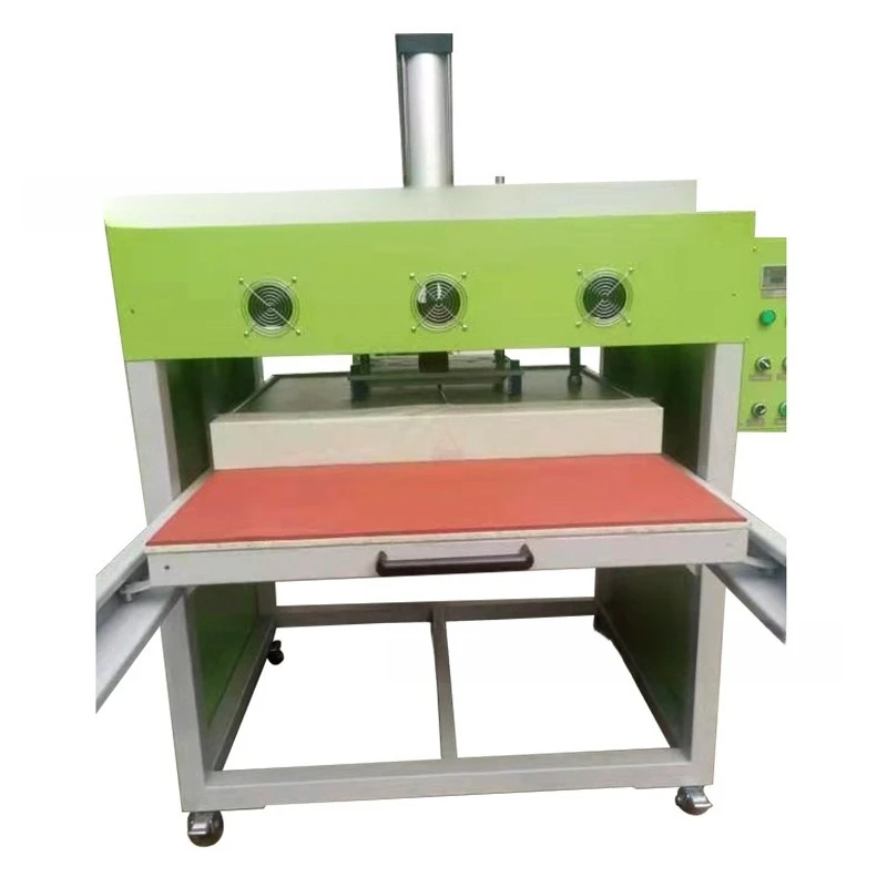 Automatic pneumatic double station set ready-to-wear T-shirt heat transfer flower machine 1080 large heat transfer machine