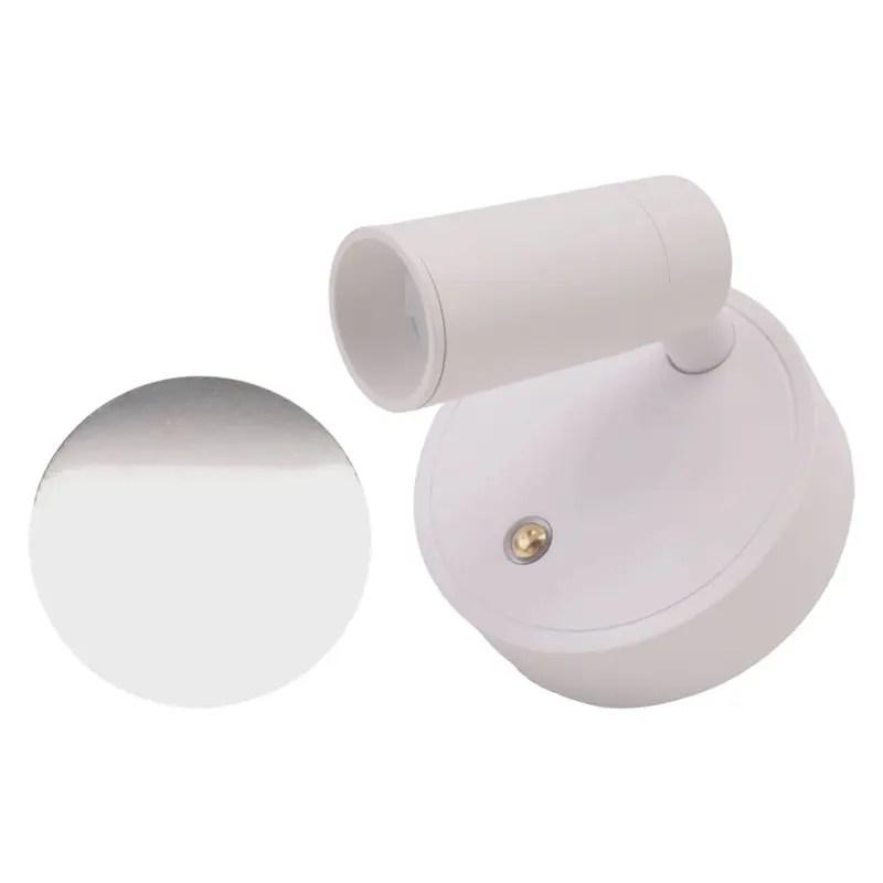 

ABSJ-Белый магнитный светильник с регулируемой яркостью, светодиодный настенный светильник, перезаряжаемый через USB-переключатель для спальни, учебы, чтения для прикроватной тумбочки