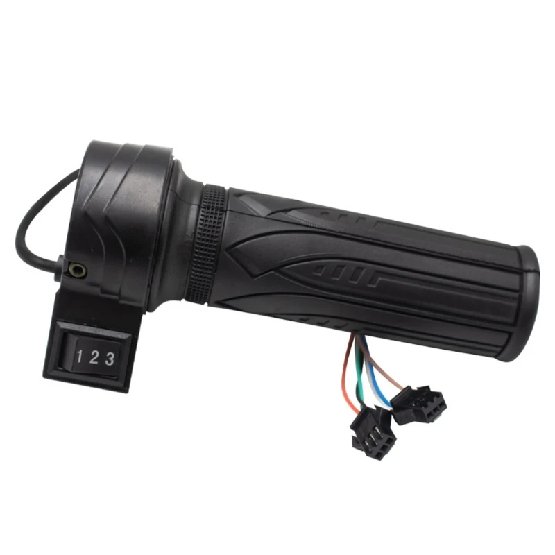A2UC Electric Bike Repair Grip Handle with Built In 1 2 3 Selector, Anti Slip Hold Texture and Set Control Part for Service Use