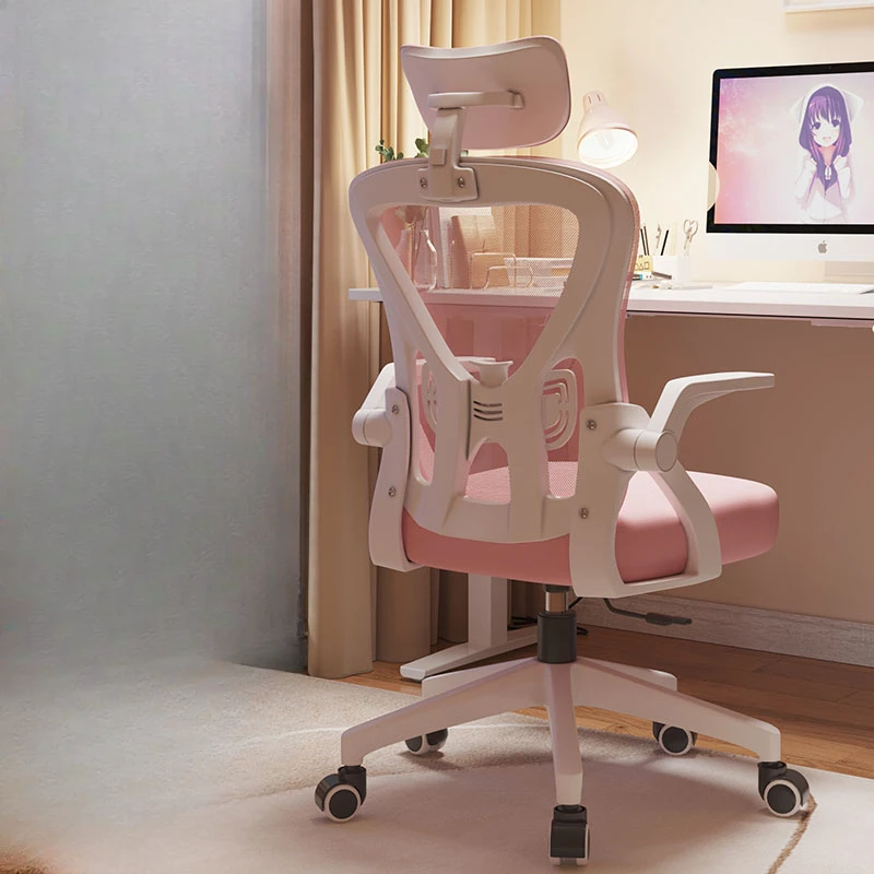 

Working Living Room Office Chairs Household Nordic Fancy Casual Bedroom Chairs Armrest Waiting Krzesła Biurowe Home Furnitures