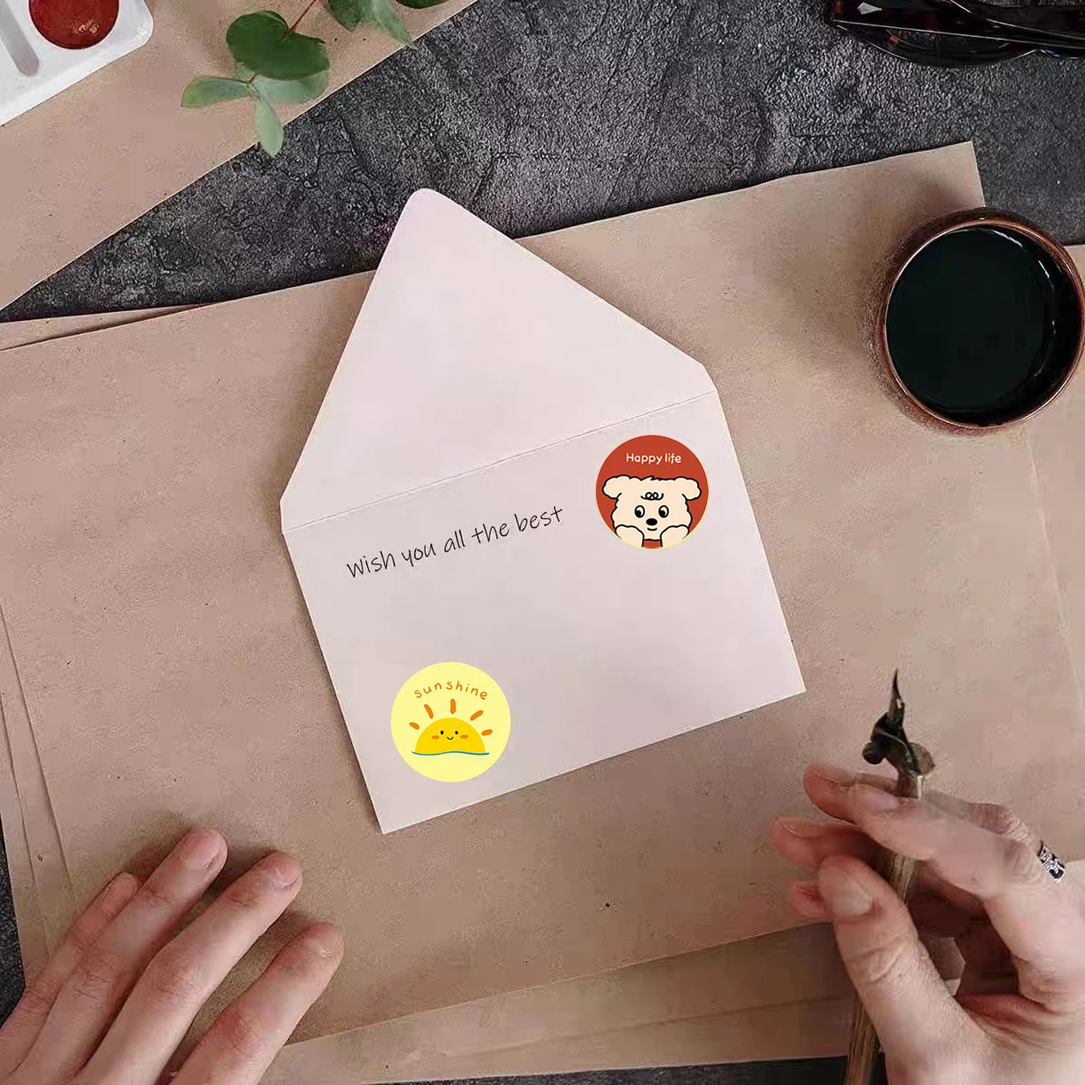 100-500pcs Reward Stickers for Kids Children Personalized Small Business Gift Decorative Sticker Stationery Sticker Sticky Label