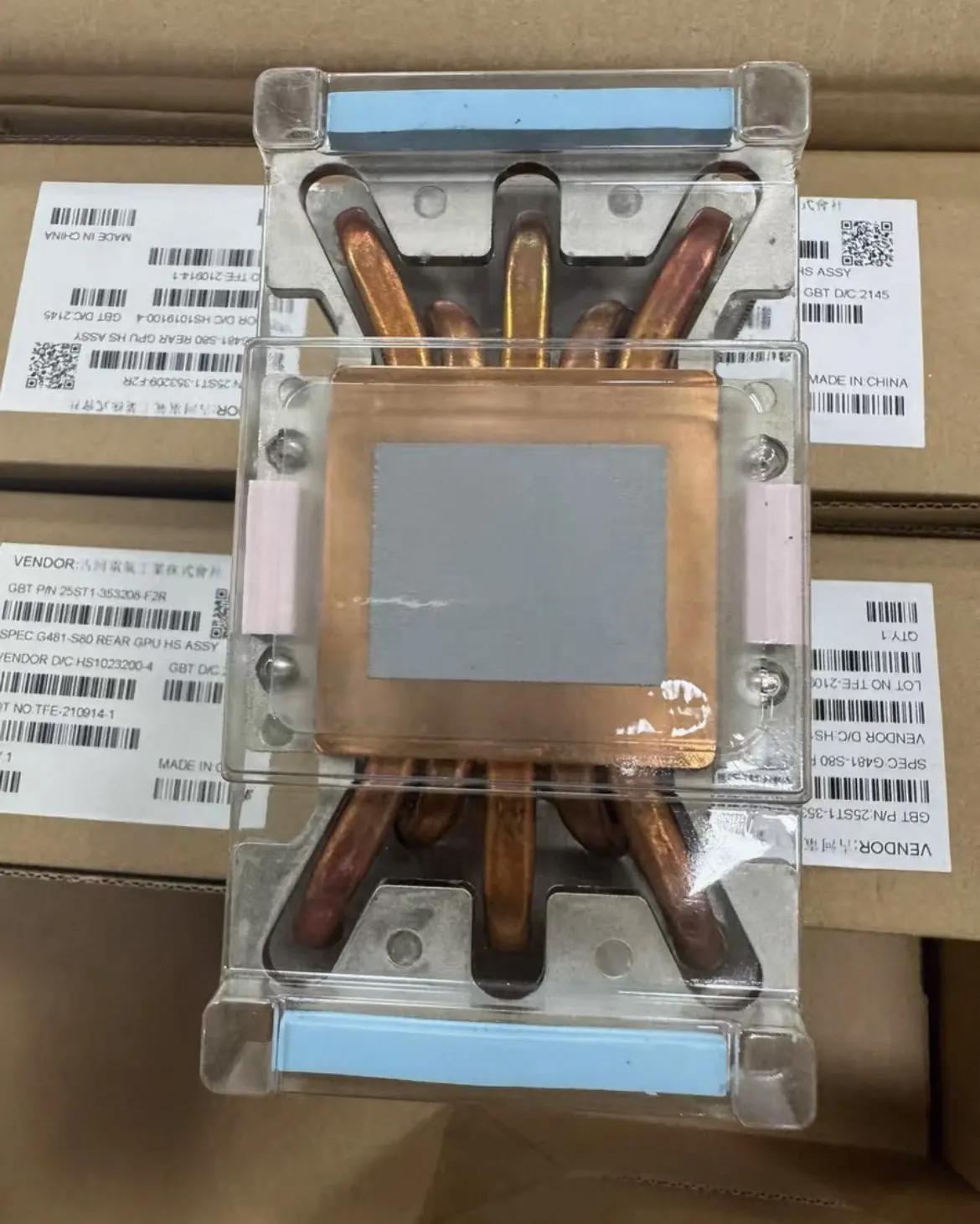 For V100 SXM2 GPU Cooler V100 Radiator DUAL ROW 5 Copper Tubes For Cooling Height 9CM Heatsink Fast Ship
