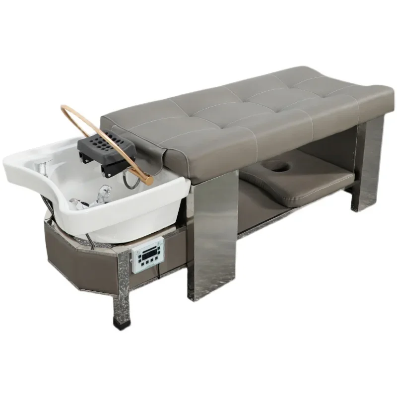 

High-quality New Arrival Thai Style Hair Salon Water Circulation Head Therapy, Fumigation, Full Lying, Flushing, Picking Bed