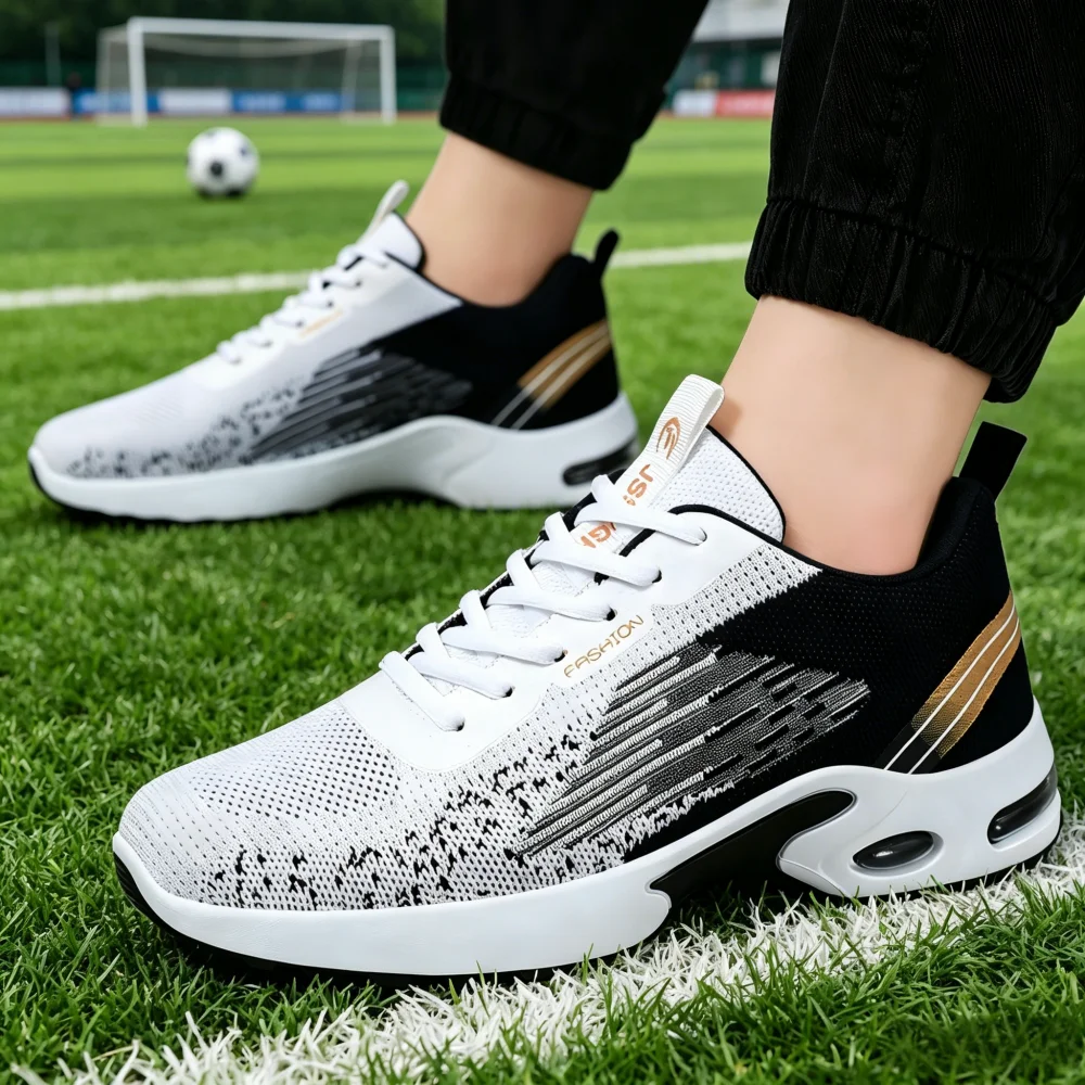 Men's Fashionable Running Shoes Breathable Mesh Air Cushion Support for Gym And Daily Wear image 4