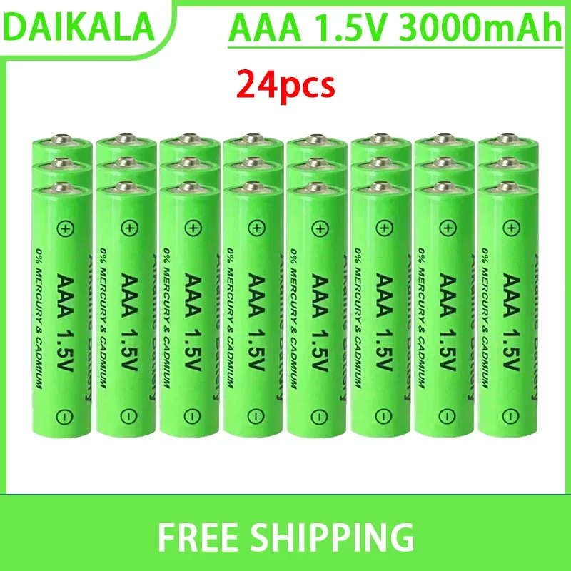 AAA1.5V 3000mAh بطارية قلوية ليثيوم أيون 1.5 فولت AAA بطارية قابلة للشحن للساعات الفئران أجهزة الكمبيوتر اللعب لذلك شحن مجاني