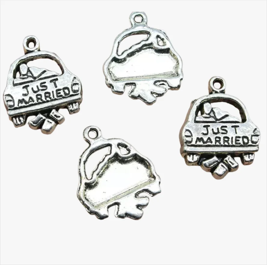 

15pcs 20*15mm Alloy metal tibetan silver color lovely pendants for handmade accessories HWEF0069