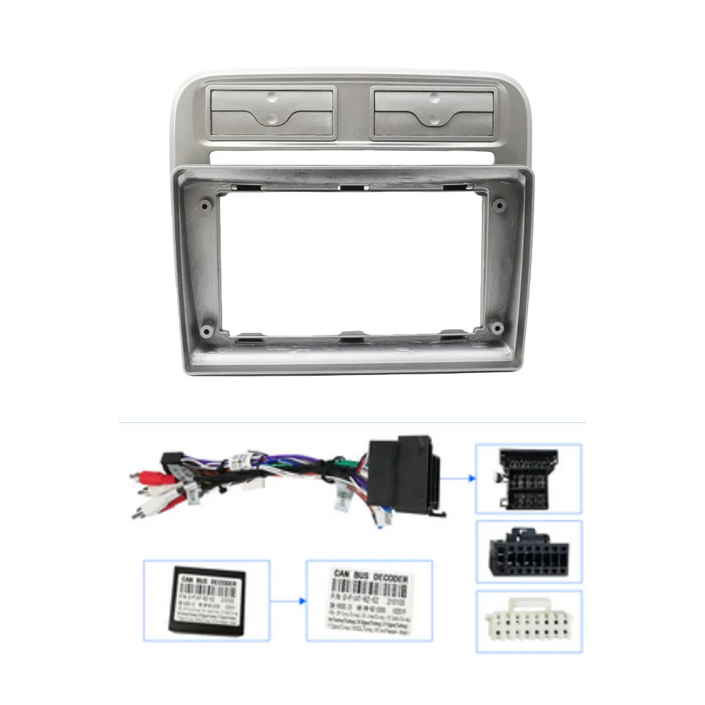 9 Inch for Fiat Grand Punto 2005-2009 Linea 2007+ Car Frame Fascia Adapter Canbus Box Android Radio Audio Dash Fitting Panel Kit