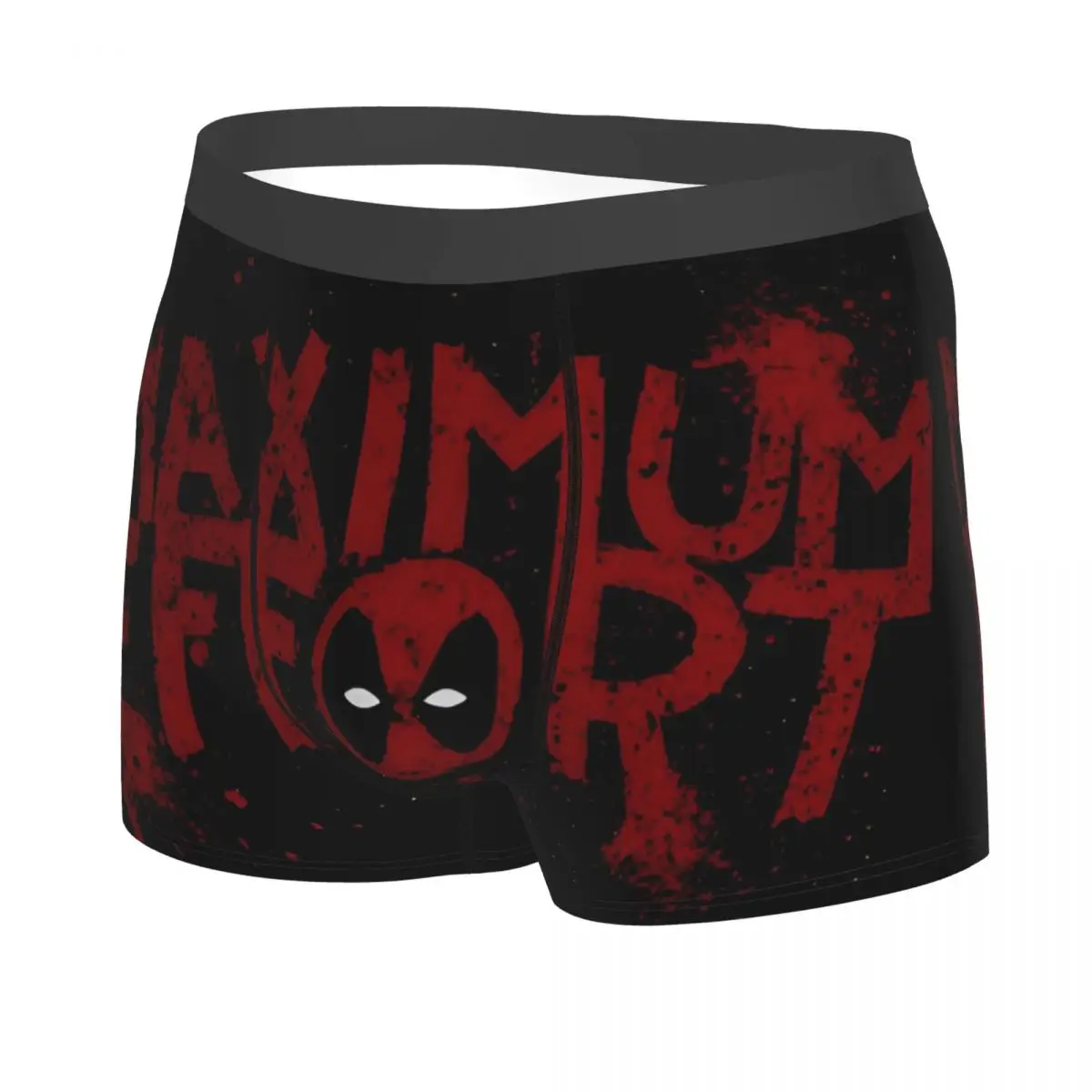 Pantaloncini boxer personalizzati Deadpool Cool per Homme Stampa 3D Anime Cartoon Biancheria intima Mutandine Slip Mutande morbide