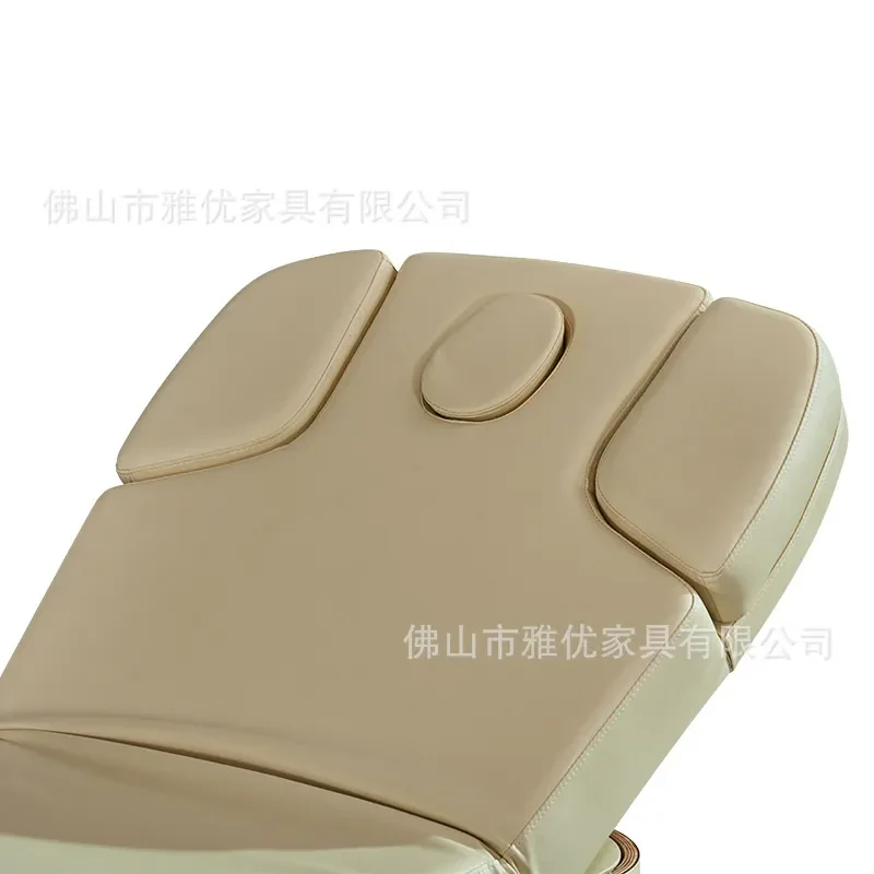 Electric beauty bed Special for foreign high-end beauty salons with memory function Spa massage bed Wooden base