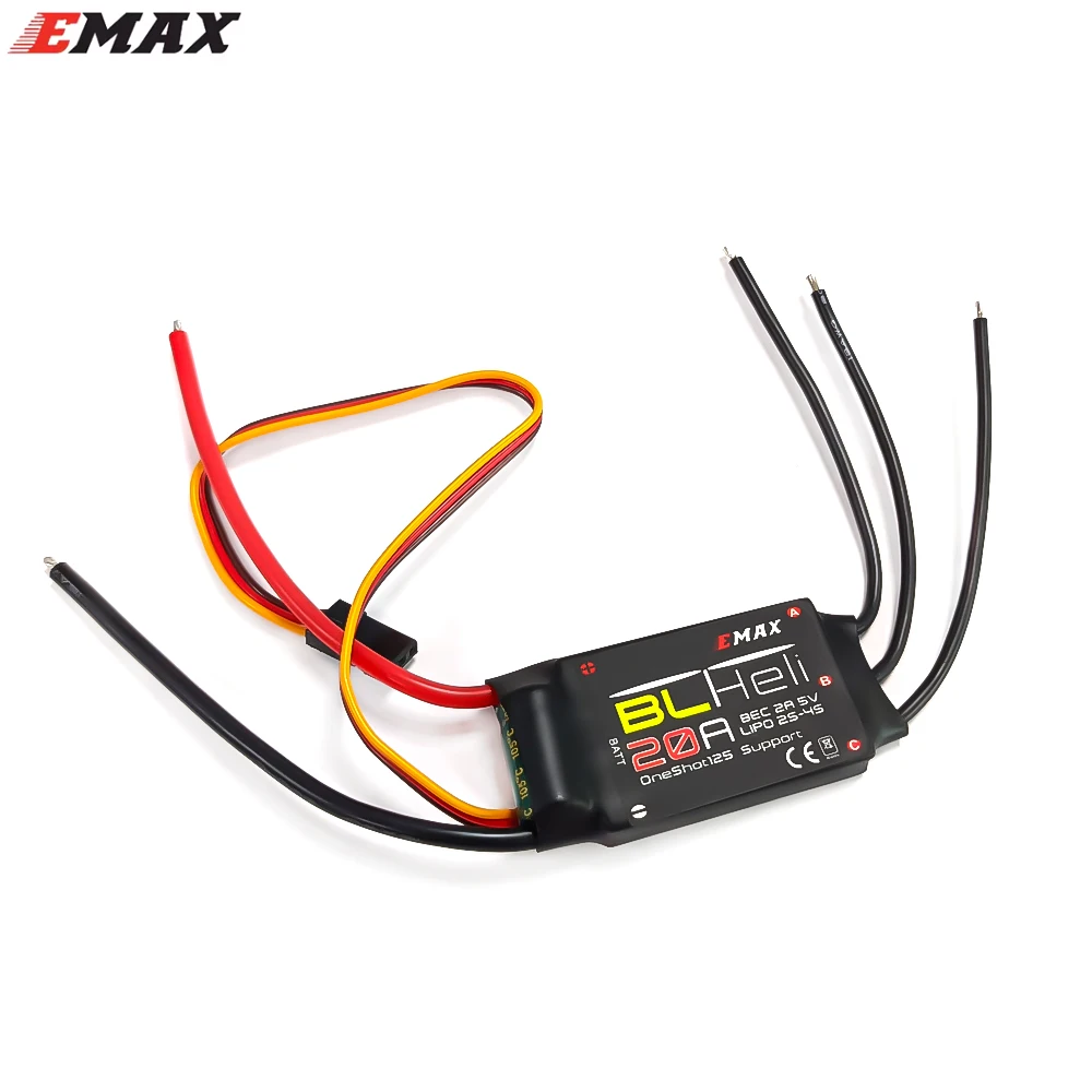 Emax BLHeli Series 12A 20A 30A 40A 50A 60A 80A ESC Speed Controller for RC Multirotor Airplane Fixed-Wing FPV Racing Drone