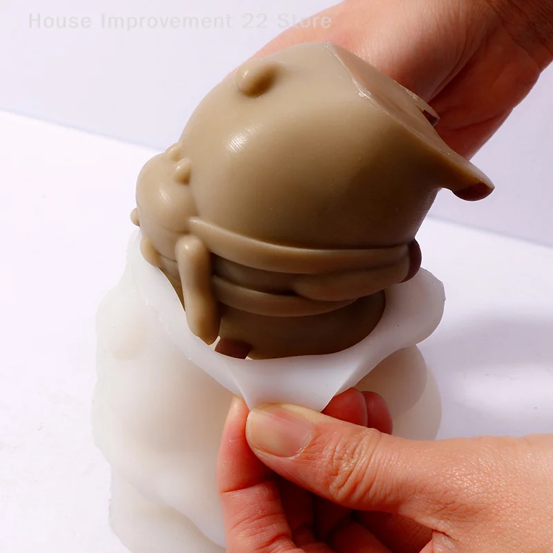 3D Capybara Mousse Cake Silicone Mold DIY Chocolate Jelly Pudding Mold Making Ice Tray Home Baking Accessories Wedding Crafts