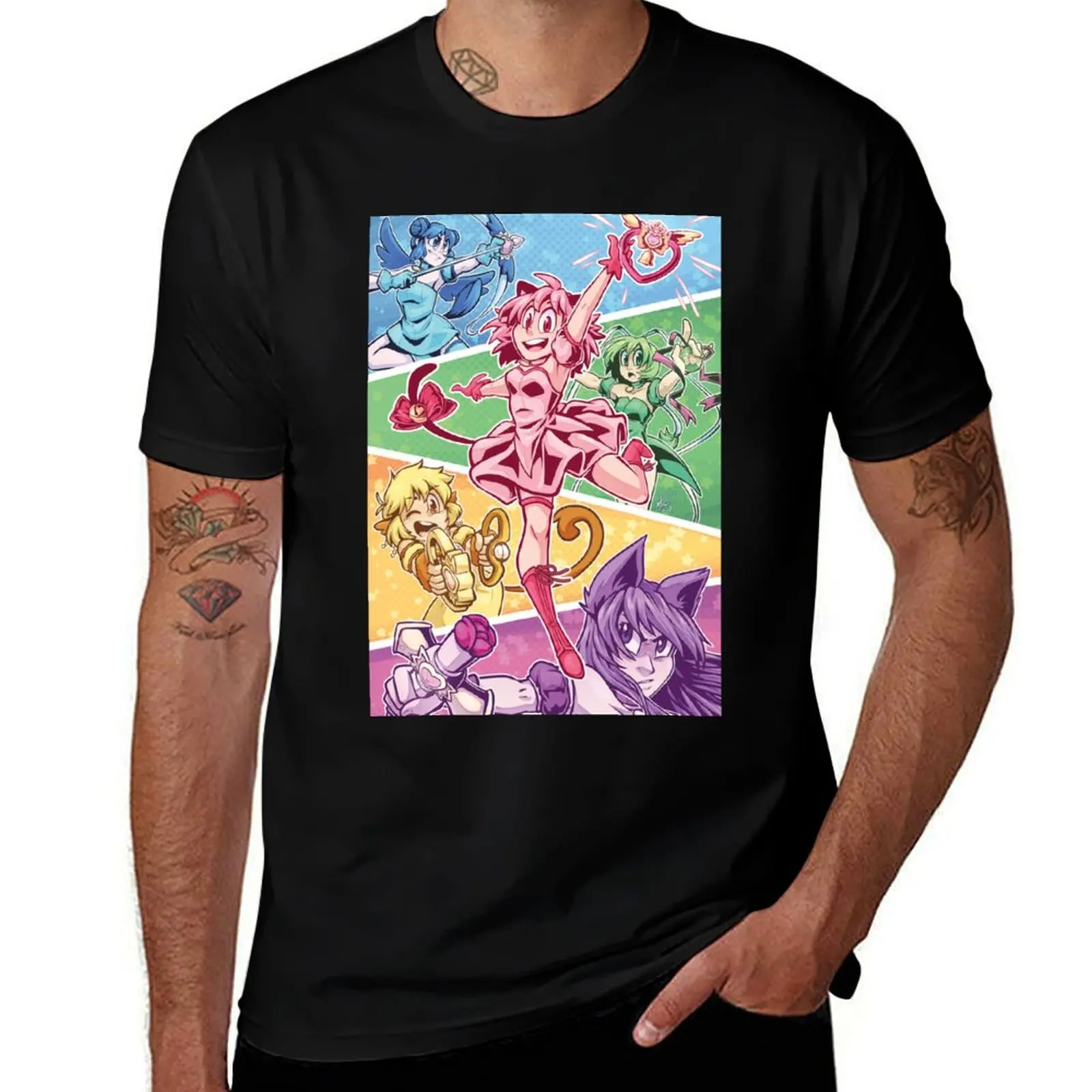 Tokyo Mew Mew Ensemble T-Shirt High Elasticity Sports Tee Shirt T-Shirt