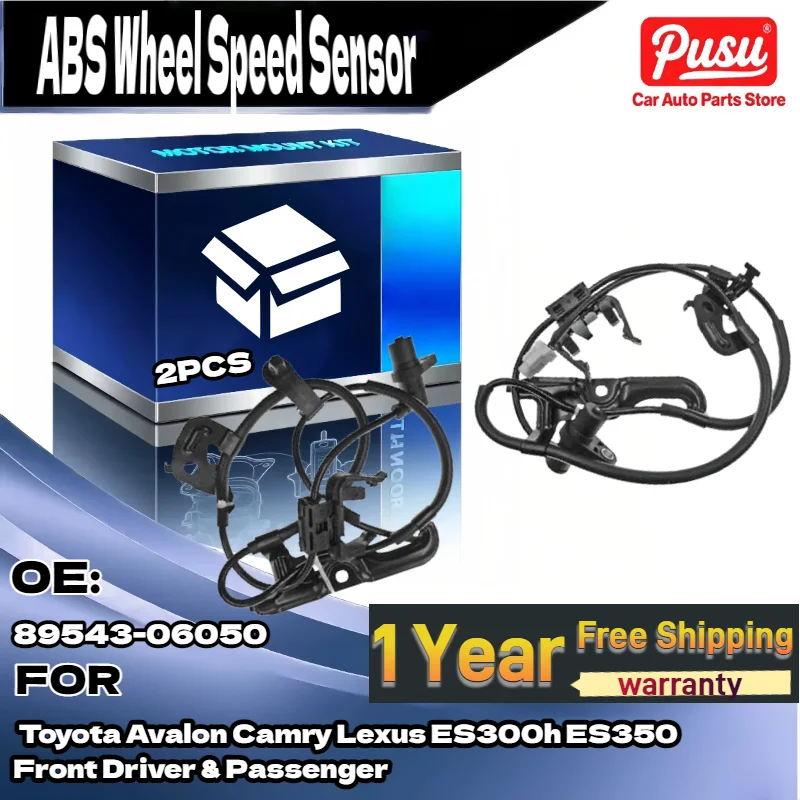 

Brand New 2PCS Front Driver & Passenger ABS Wheel Speed Sensor For Toyota Avalon Camry For Lexus OE 89542-06040 89542-06120