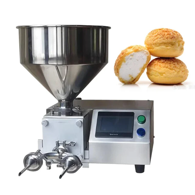 

Puff Cream Filling Machine Cake Bread Injecting Maker Injector Jam Filler Depositor Dessert Injection For Churros