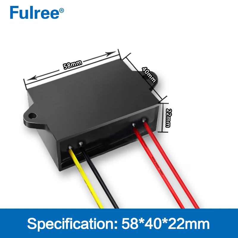 Fulree with CE RoHS FCC AC24V to DC12V 1A 2A 3A AC to DC power module AC24V to 12V  transformer waterproof converter