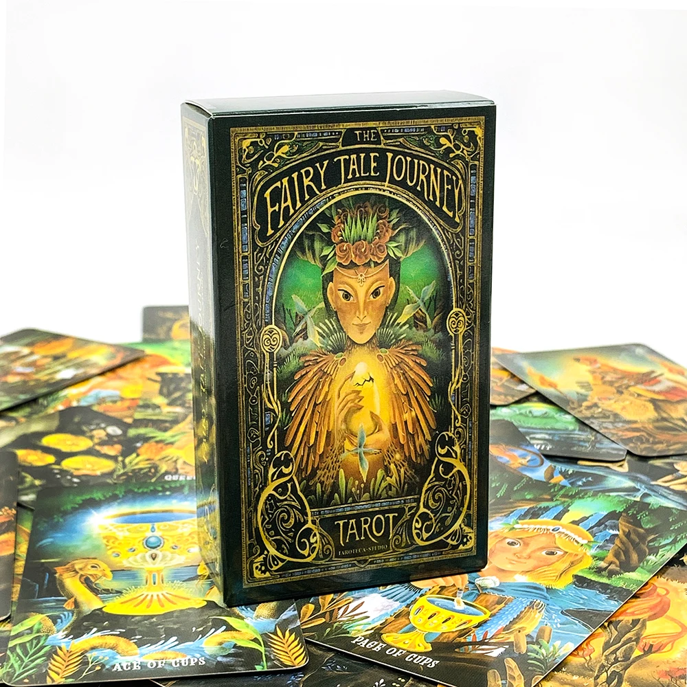 새로운 요정 자레 여행 타로 카드 예측 및 점술 보드 게임의 영어 버전 가족 모임 카드 게임