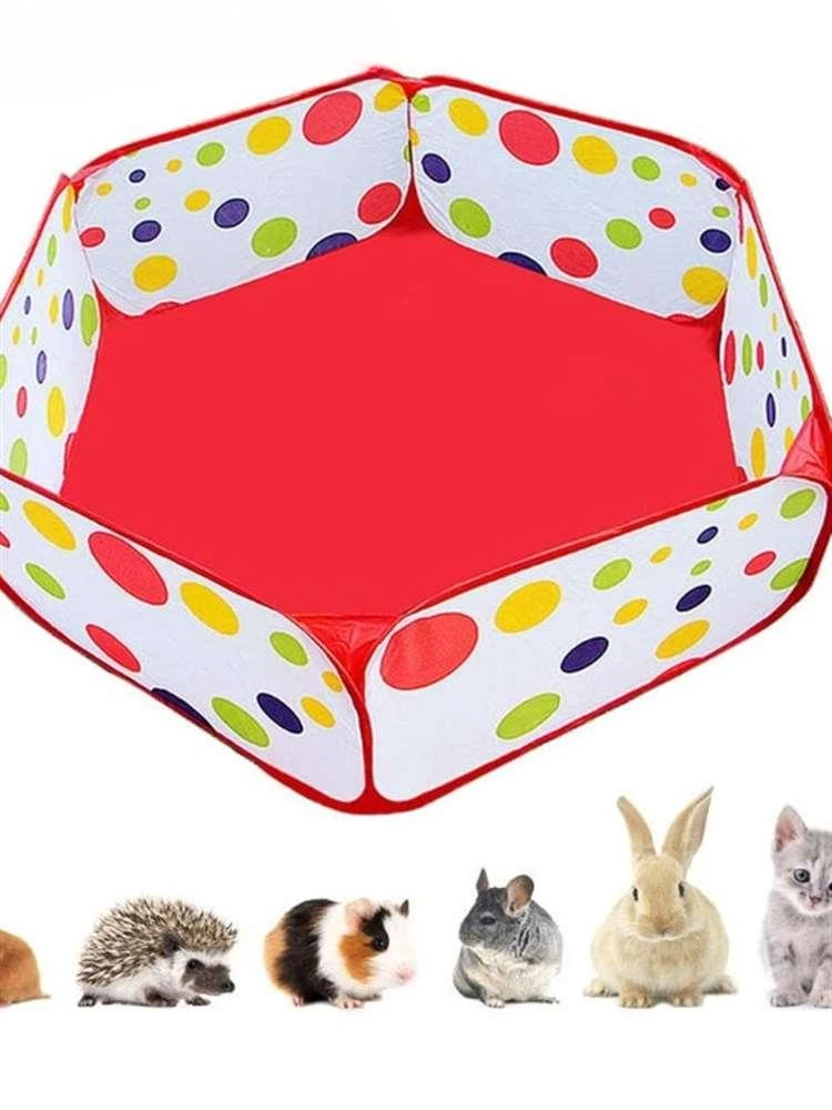 Hamster Fence Pool Fence Pool Fence Hedgehog Rabbit Available Foldable Portable Colorful Golden Bear