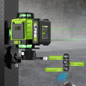 ليزر أفقي ورأدي على مستوى LFINE مع جهاز تحكم عن بعد ، 3D ، 4D ، 8 خطوط ، تسوية ذاتية 360 درجة ، 12 خطا ، 16 خطا أعلى 12 مبيعات مستوى ليزر مستعمل - رقم 1