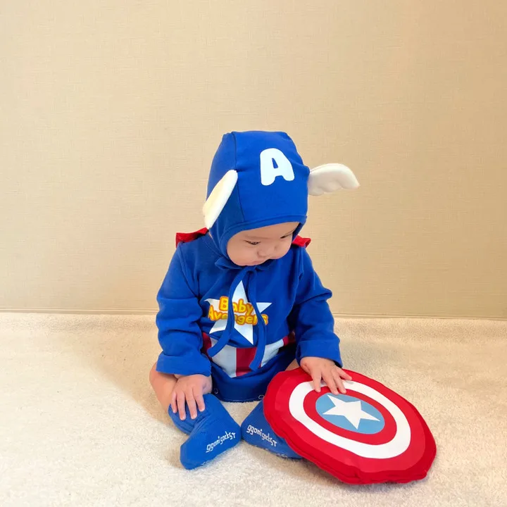 ملابس أطفال لخريف 2025 ملابس أطفال جديدة لحديثي الولادة للهالوين مجموعة أطفال كرتونية لطيفة للأطفال الرضع من القطن ملابس على شكل ملابس أطفال