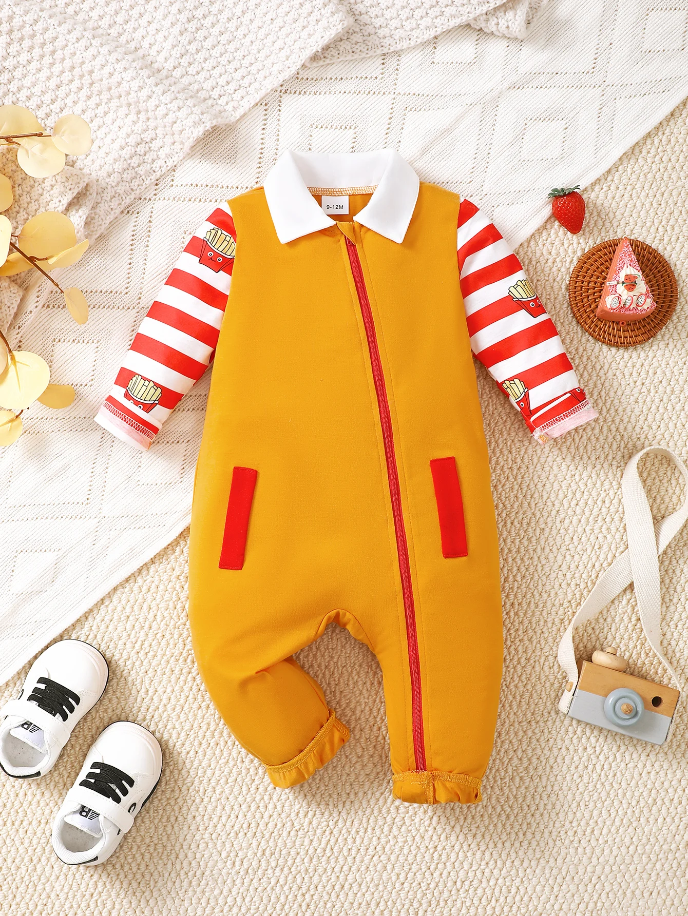 Summer Newborn Infant Baby Boys Romper Bear Print Short Sleeve Button Up Front Rompers Kids Onepiece Baby Suit