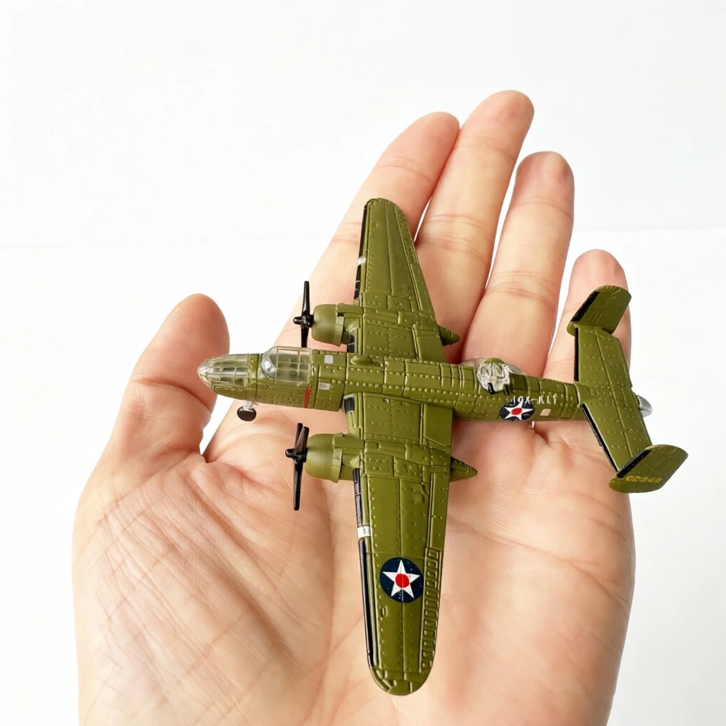 Model Kit Plane - 1/200 Scale WWII U.S. B-25 Mitchell