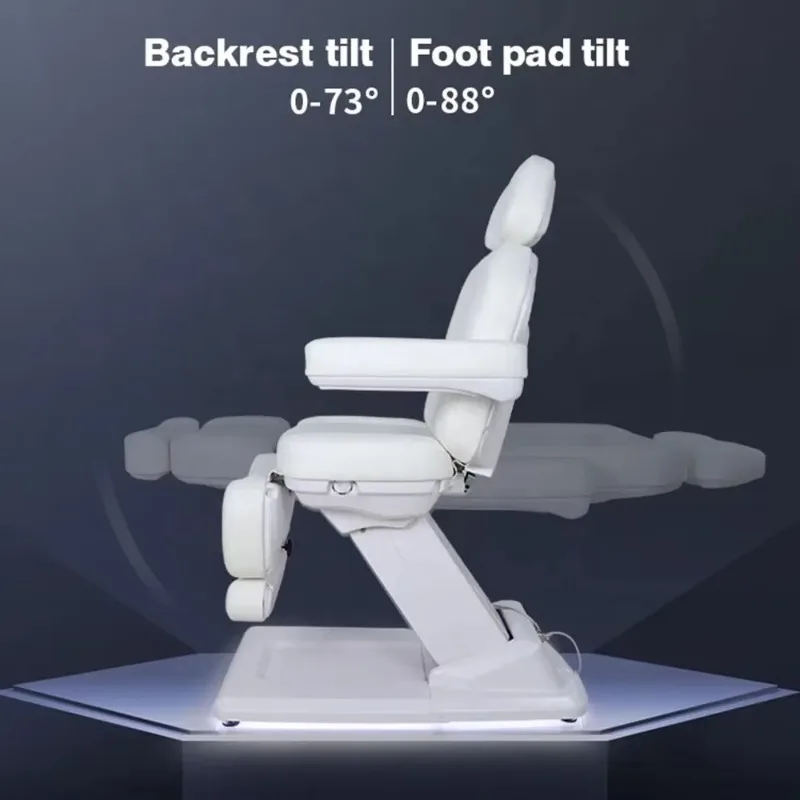 Modern Luxury Beauty Salon Modern Adjustable Facial Beauty Bed Spa Massage Table Hair Transplant Chair