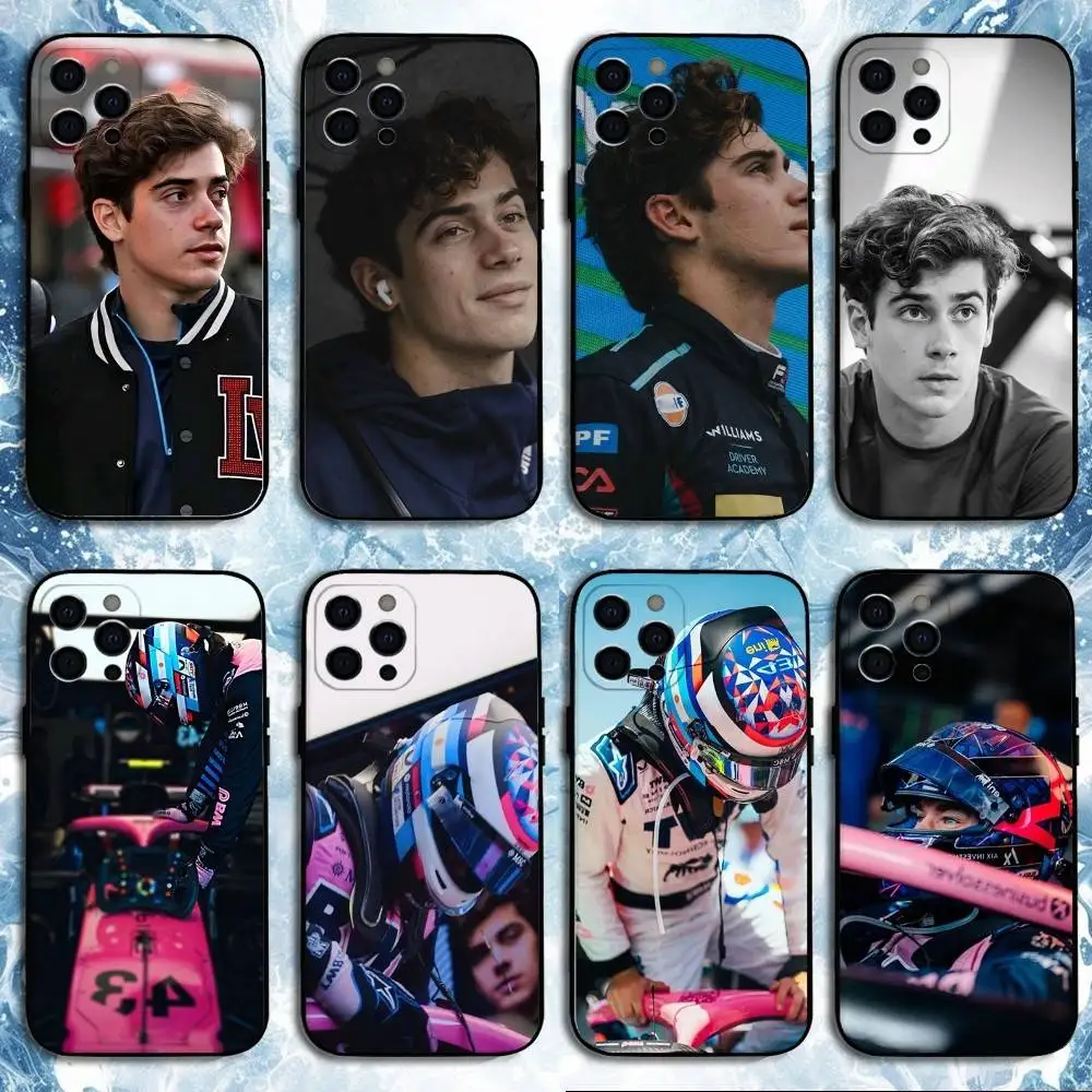 

Rider F-Franco Colapinto Phone Case For iPhone17,16,15,14,13,12,11 Plus,Pro Max, Soft Silicone Black Cover