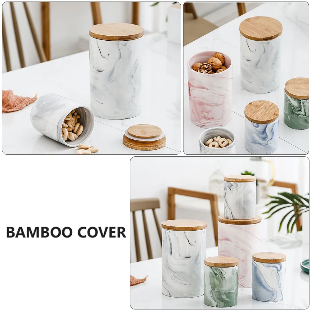 

1pc Airtight Ceramic Food Storage Jar Seal Container Dustproof Mosquito Proof Reusable Freshness Keeper Non-Toxic Home