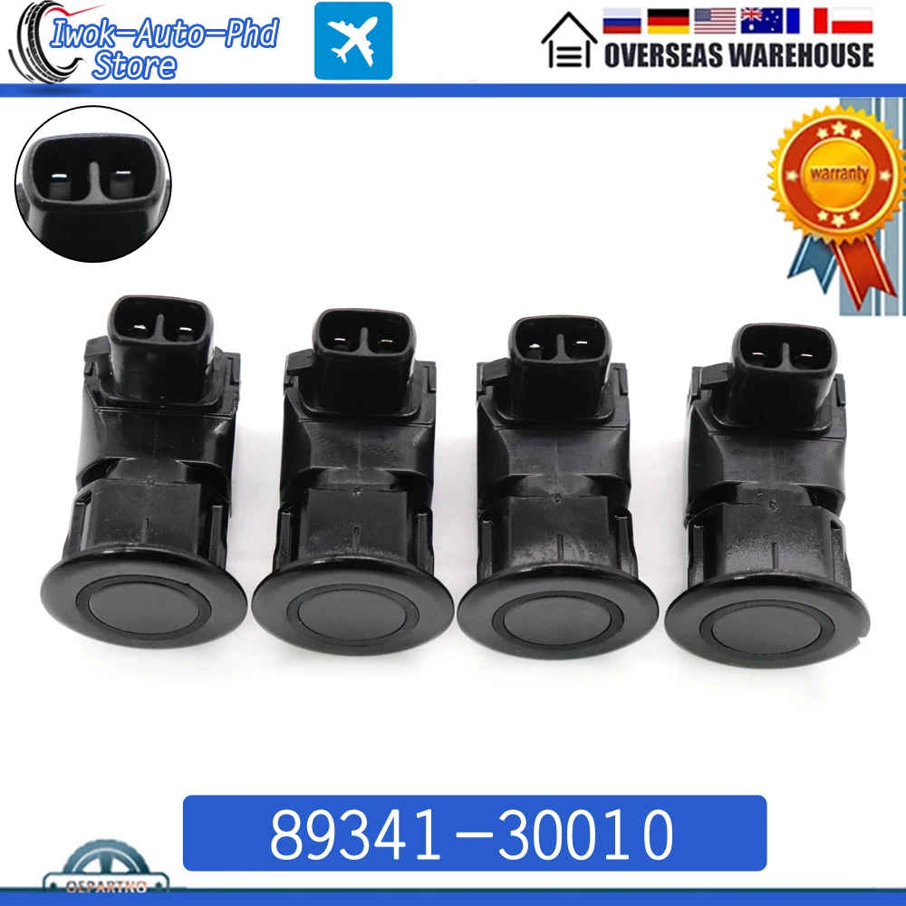 4PCS 89341-30010 NEW Car PDC Parking Sensor Bumper Reverse Assist Fit For Lexus GS300 GS350 GS430 GS450h GS460 IS F IS250 IS350