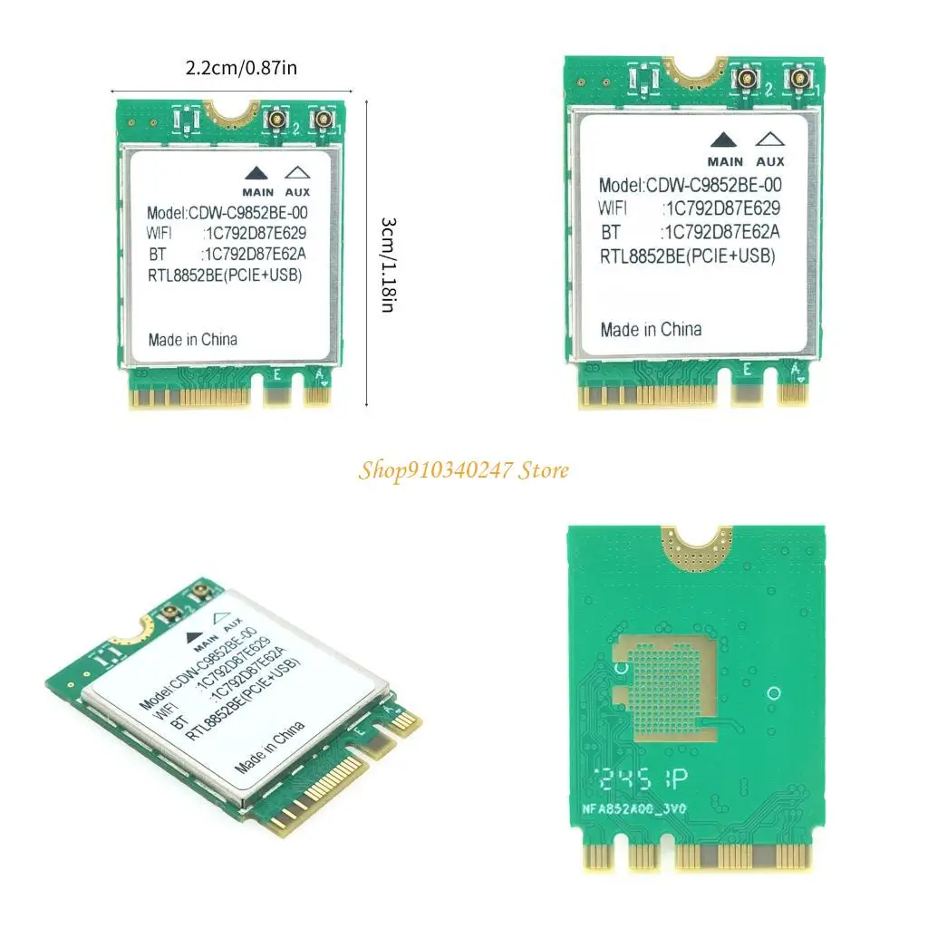 

Q22A WiFi 6 Wireless Module For Laptops Double Band 2.4GHz 5GHz Bluetooth-compatible